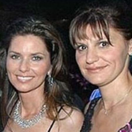 Marie Anne Thiebaud with her former employer, Shania Twain. 